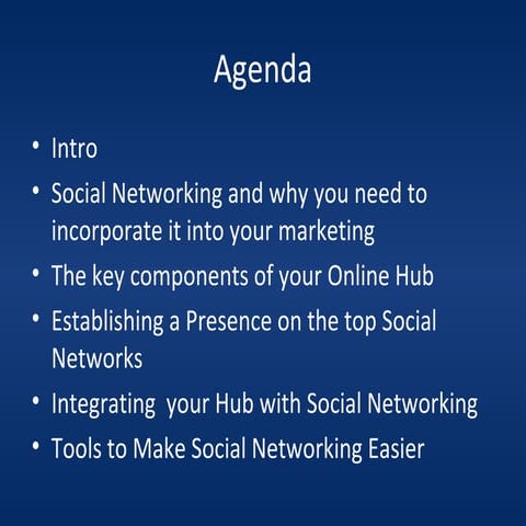 Social Networking For Re Agents