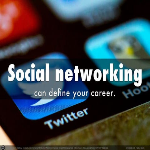 Social networking for your career