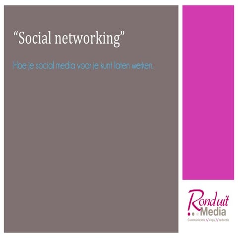 Social networking Fontys Young Professionals | PPT