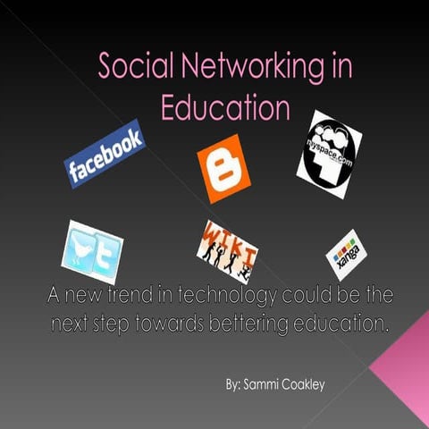 social networking in education.
