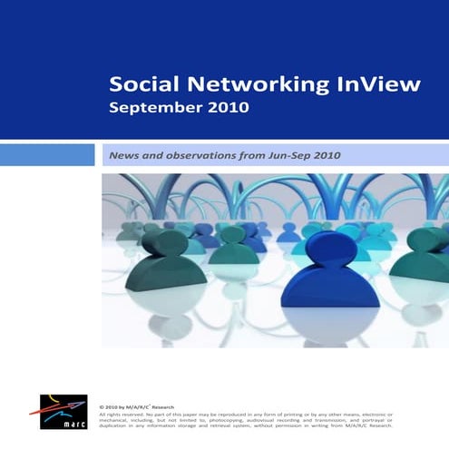 Social Networking InView (September 2010)