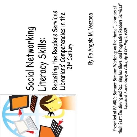 Social networking literacy skills