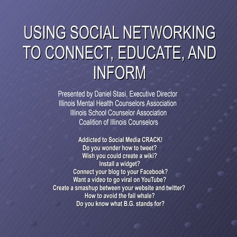 Social Networking Powerpoint