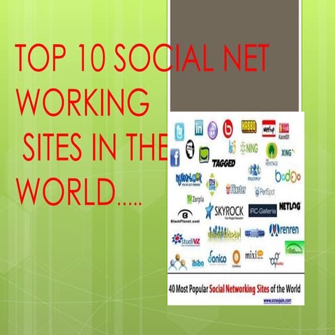 Social net working ppt