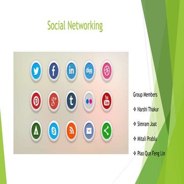 Social networking presentation 