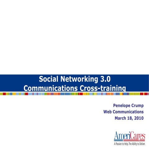 Social networking training public version