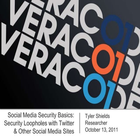 Social Media Basics: Security Loopholes with Twitter & Other Social Media