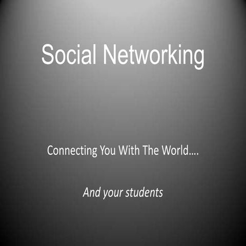Social Networking Workshop