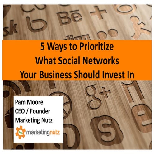 How to Prioritize Social Networks Your Business Should Invest In 