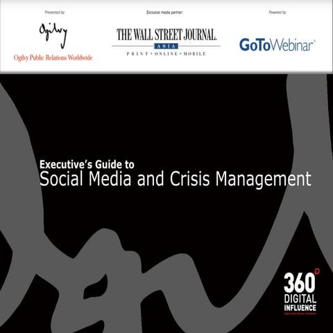 Social Networks And Crisis Management