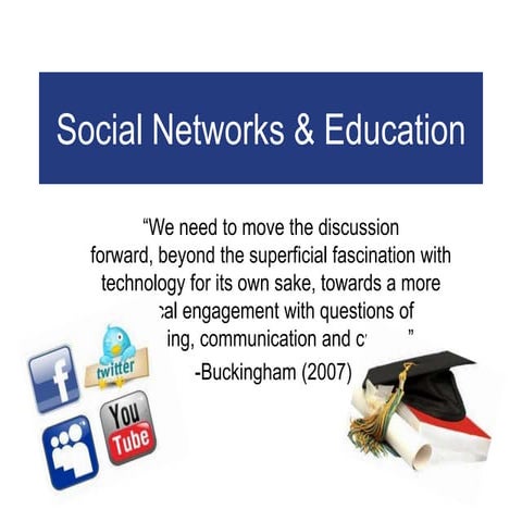 Social networks and education
