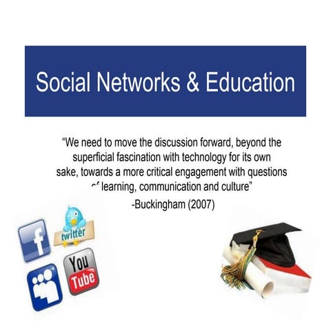 Social networks and education final