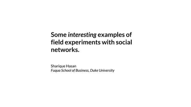 10 Network Experiments