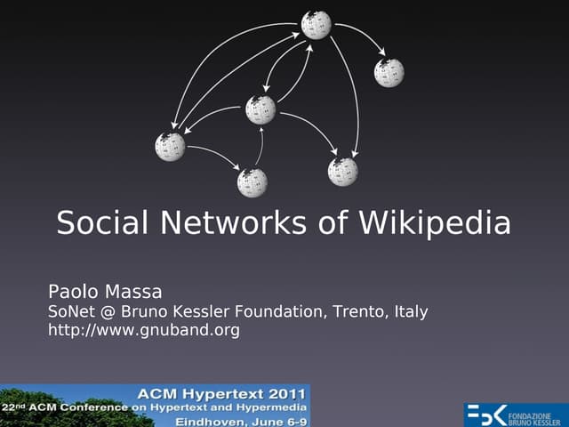 Social networks of Wikipedia - Paol...