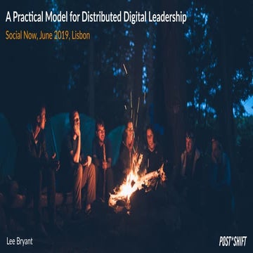 Social Now 2019 : Digital Leadership