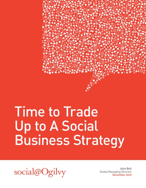 Time to Trade Up to A Social Business Strategy