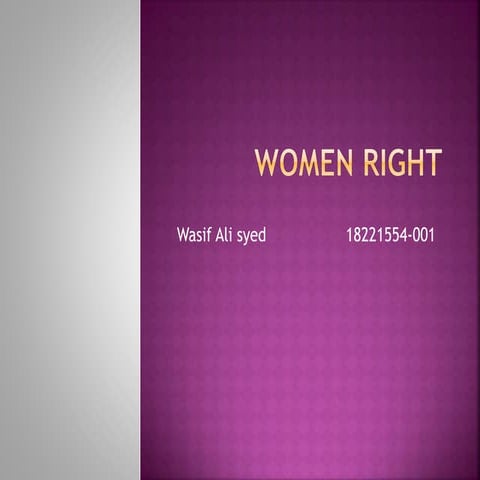 Women Rights