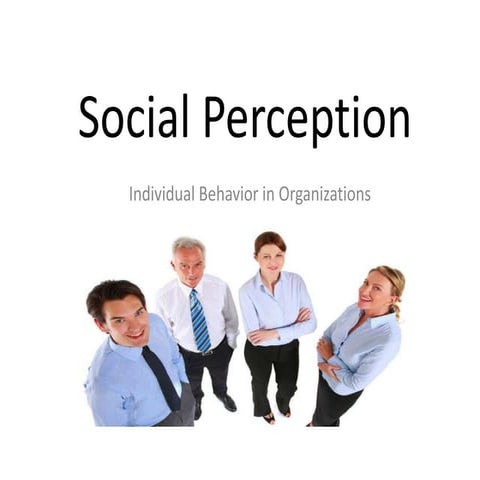 Social perception