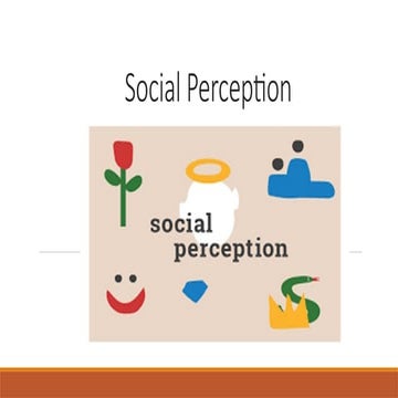 Global Voices and Social Vision - Social Perception