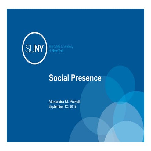 Social Presence