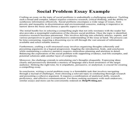 Social Problem Essay Example.pdf
