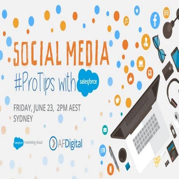 Social Media #ProTips with Salesforce
