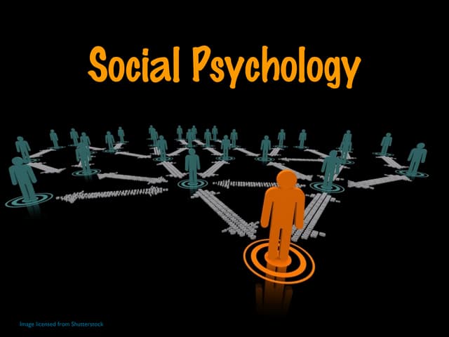 Social Psychology Introduction