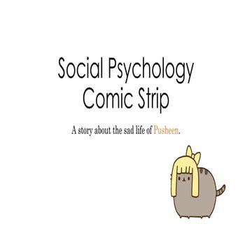 Social psychology comic strip