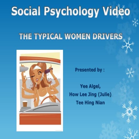 Social psychology video presentation