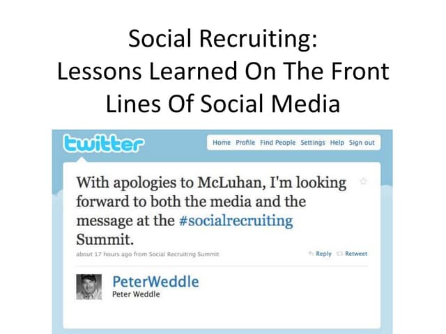 Social Recruiting Summit
