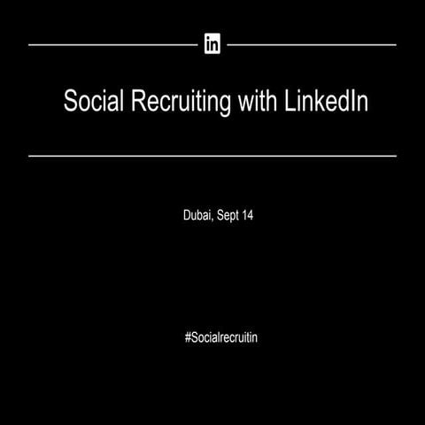LinkedIn MENA Staffing Event