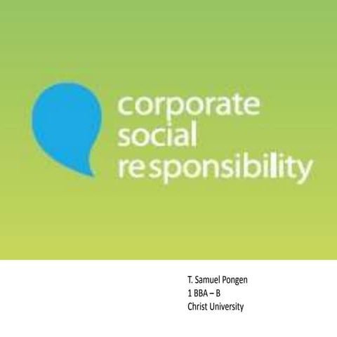 Social Responsibility PPT