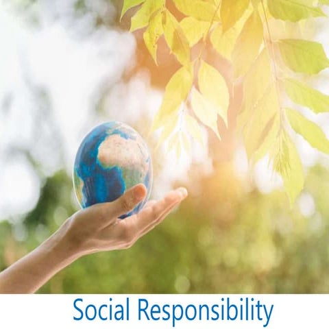 A presentation on Social Responsibility