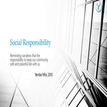 Social Responsibility