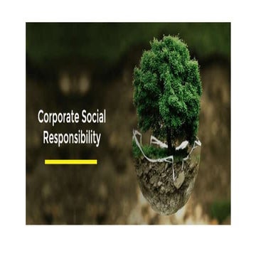 Social responsibility of business