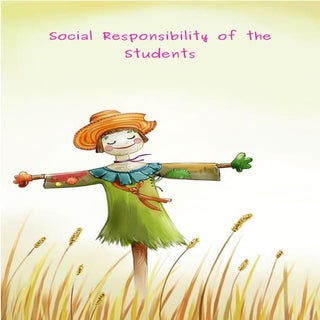 Social responsibility of the students