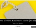 The Sinners & Saints of Social (retail version)