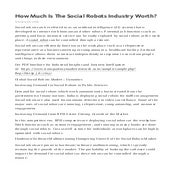 Social Robots Market