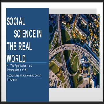 Social science in the real world final | PPTX
