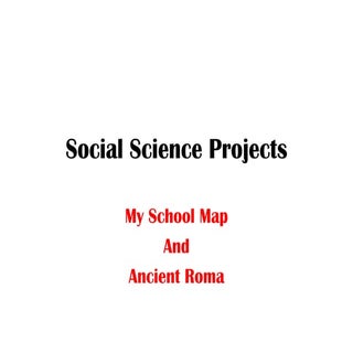 Social science projects