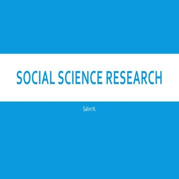 Social Science Research.pptx