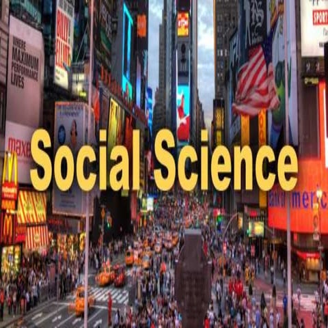 Social sciences