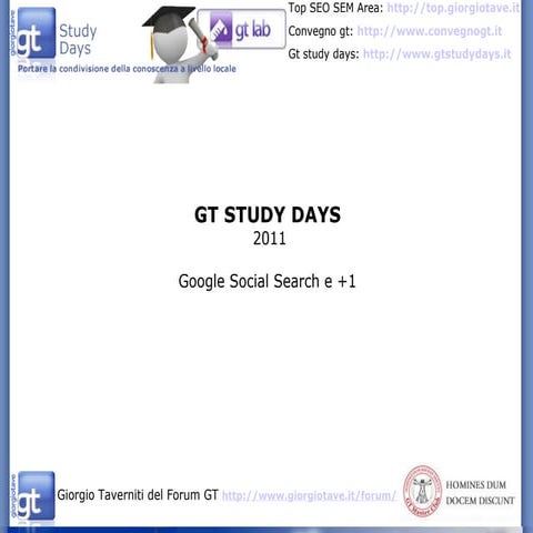 Google Social Search e Futuro