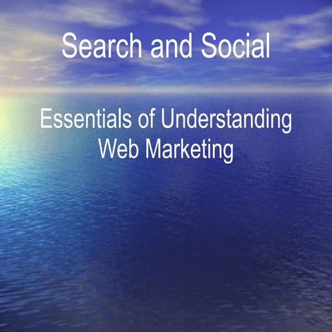 Social and Search Essentials 