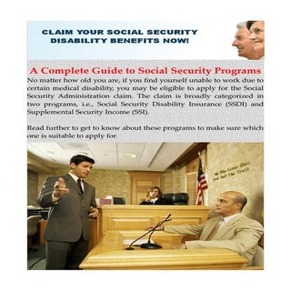 Social security benefits
