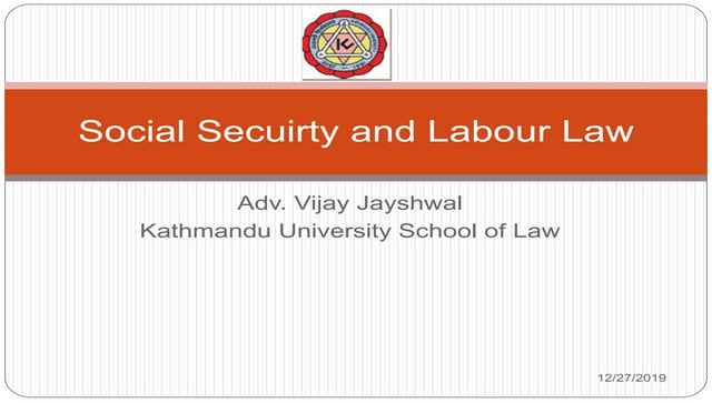 Social security and Labour Law