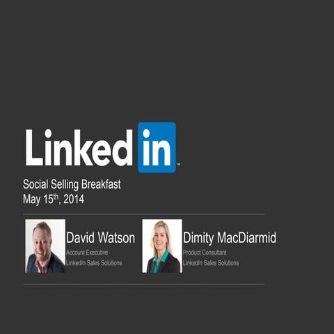 LinkedIn Social Selling Breakfast - Sydney - 15th May 2014