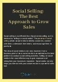Social Selling: The Best Approach to Grow Sales 
