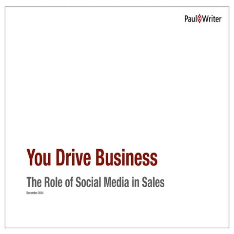 Paul Writer: Social Selling 