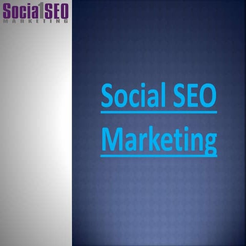 Social seo marketing